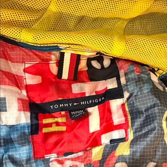 Tommy Hilfiger Multicolor Logo Patchwork Windbreaker Jacket - Picture 9 of 10